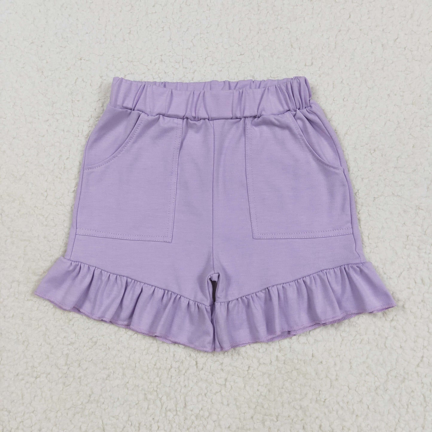 Purple ruffle with pockets