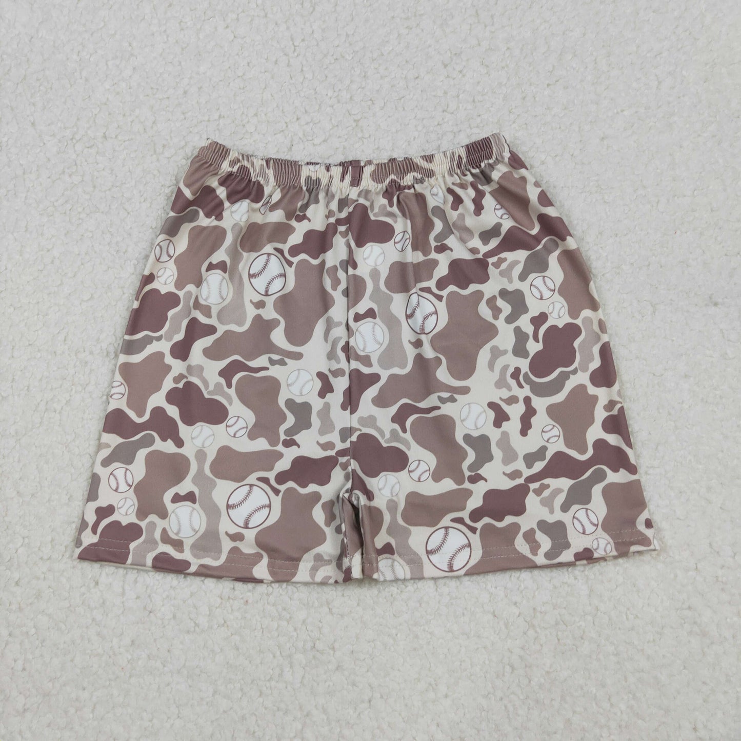 Camo baseball shorts
