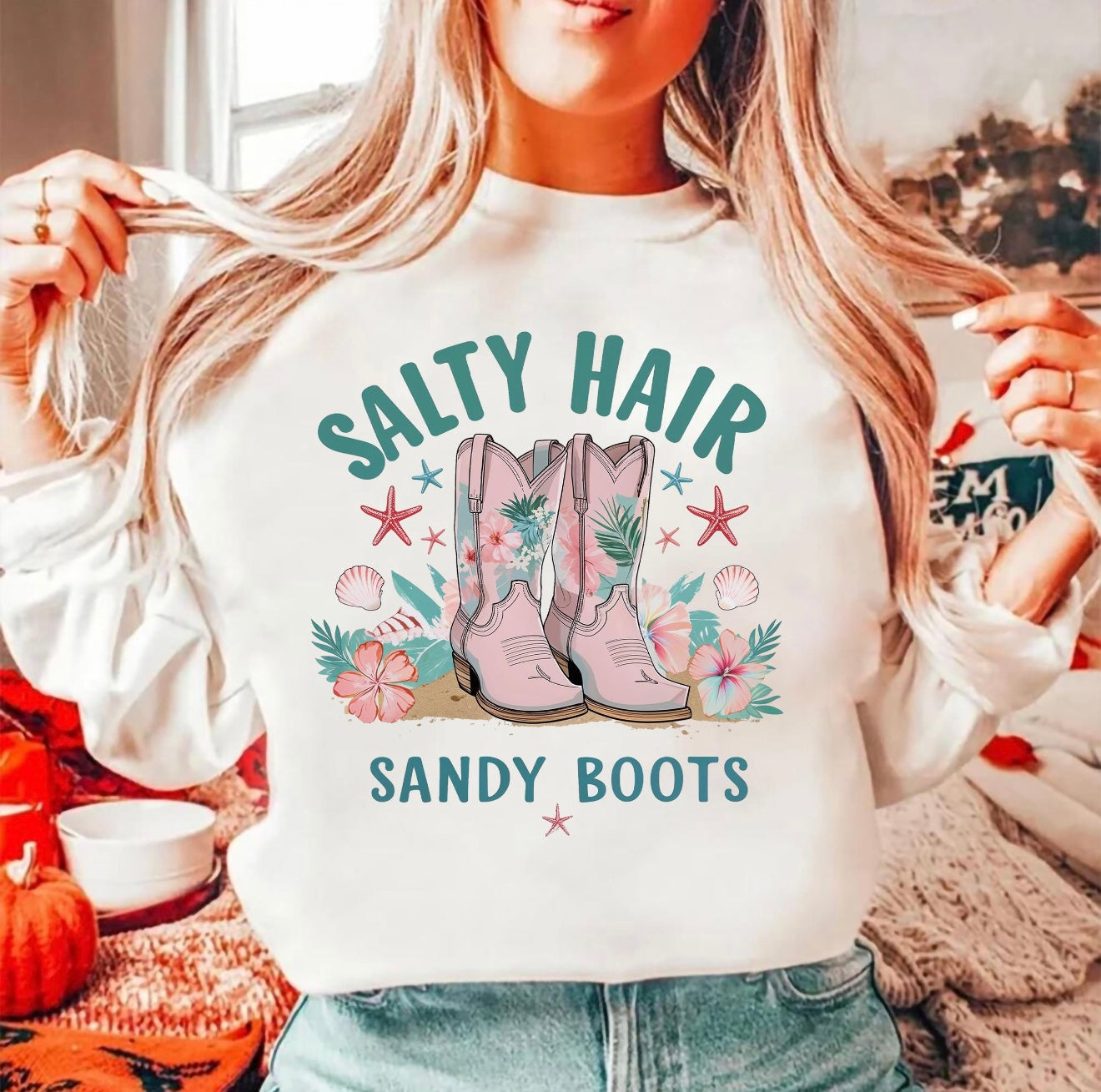 Salty hair