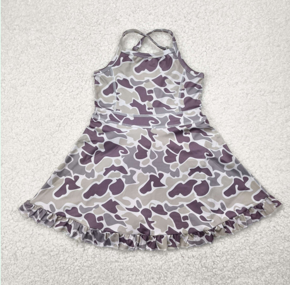 Camo Yoga Dress (with shorts)
