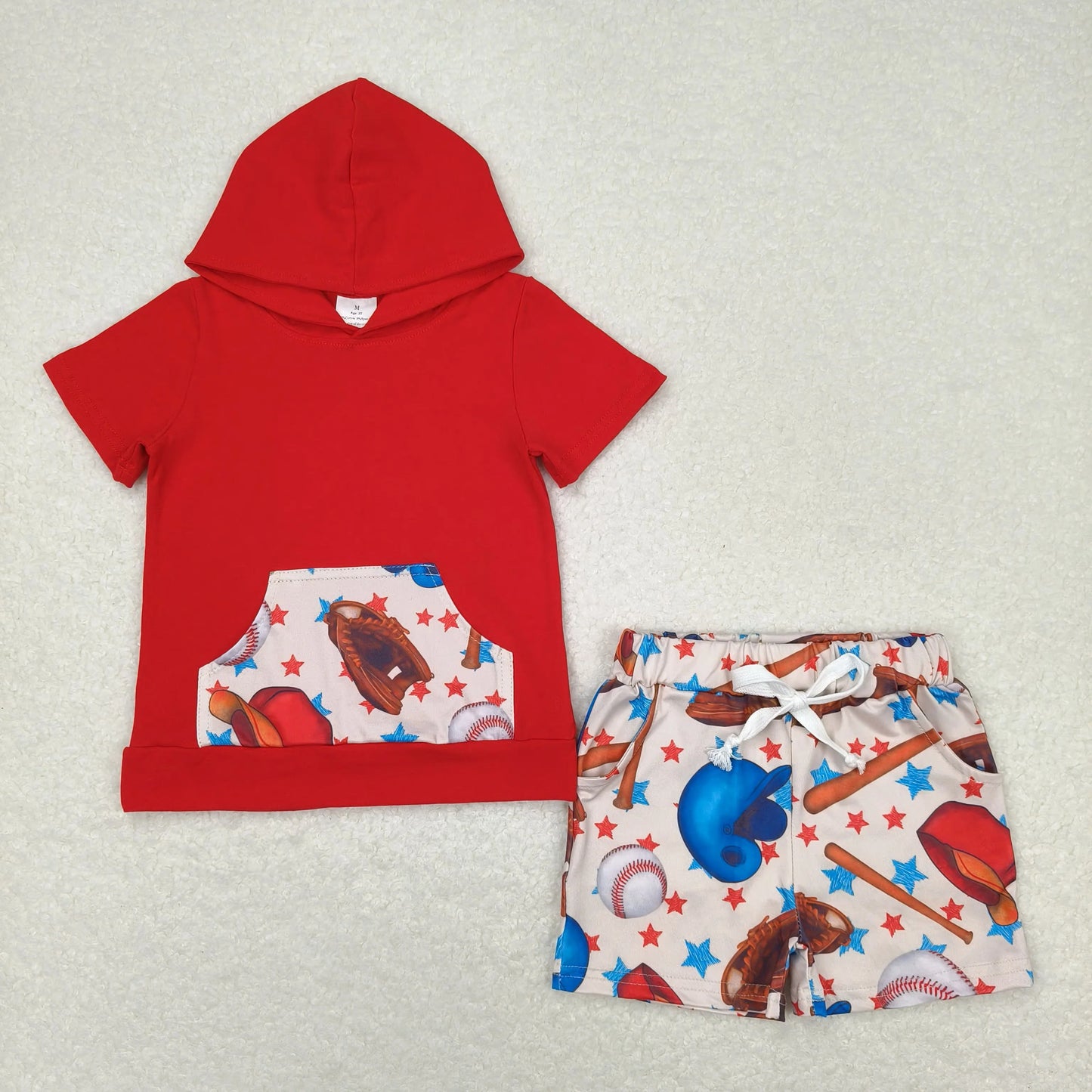 Shorts hooded set
