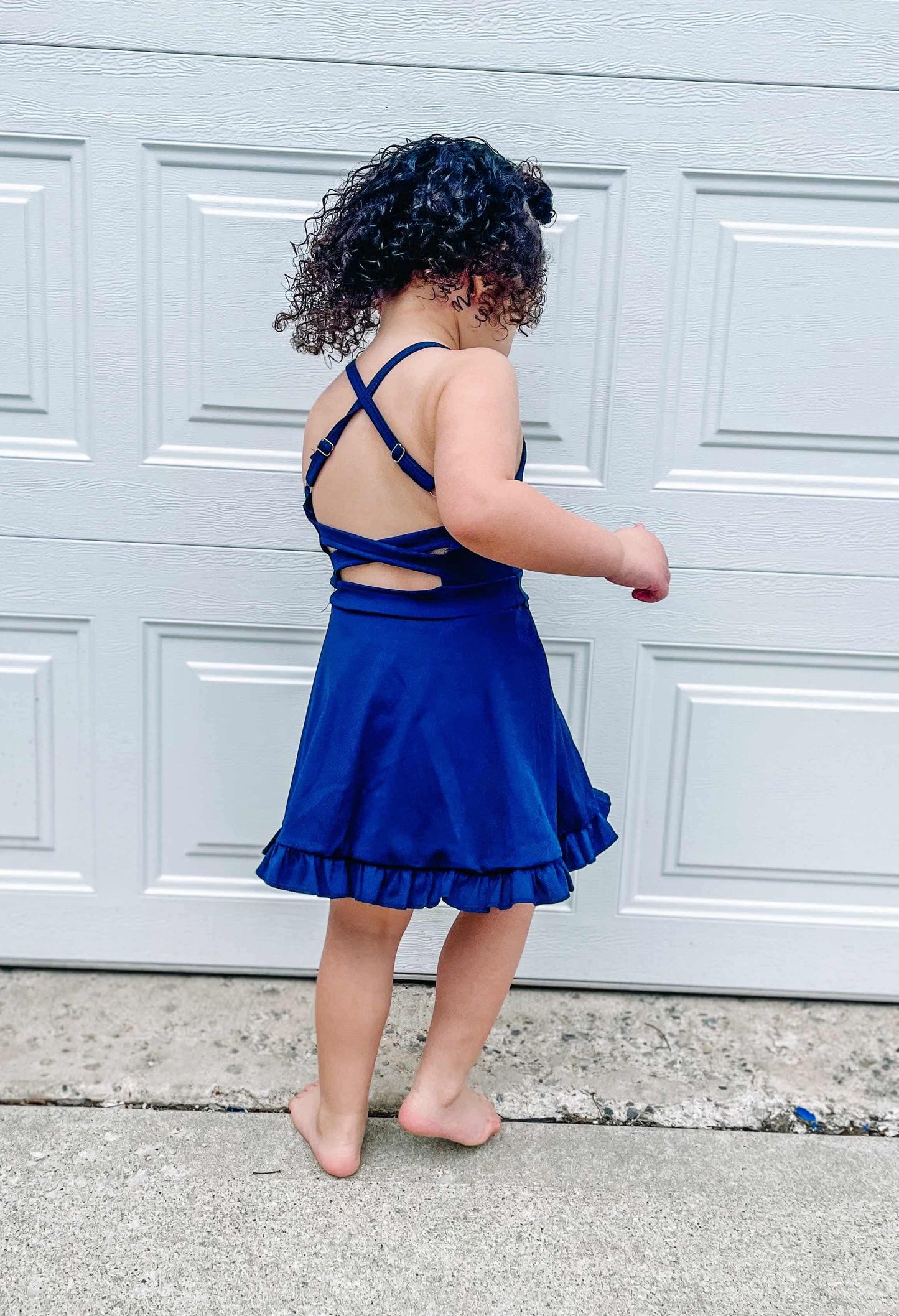 Royal Blue Yoga Dress (With Shorts)