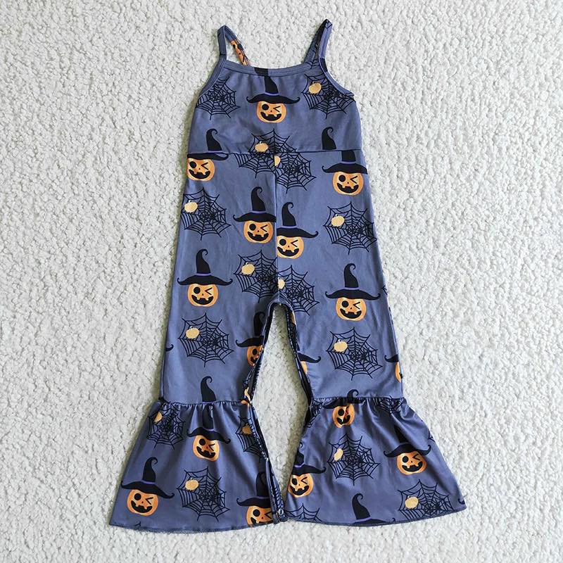Pumpkin Pant Romper (BLACK)
