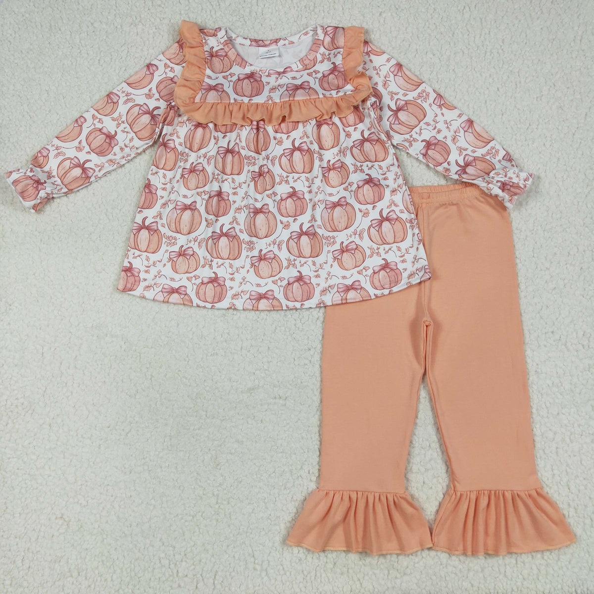 Peach pumpkin set