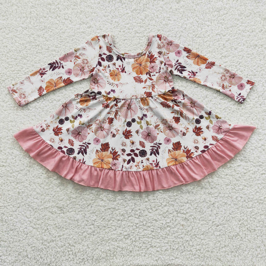 Floral pumpkin dress