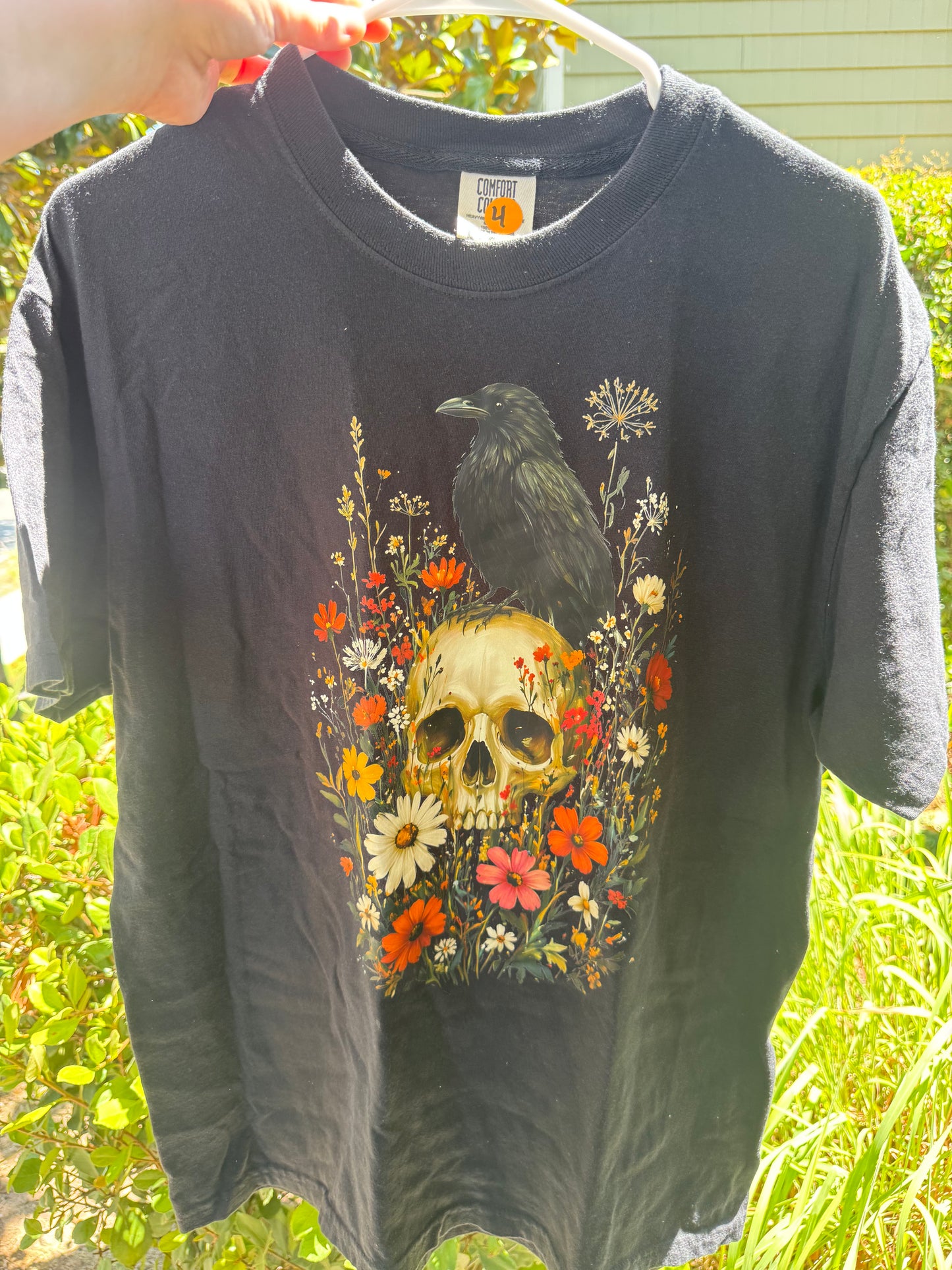 Floral skull