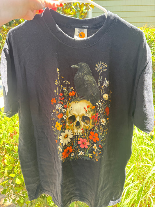 Floral skull