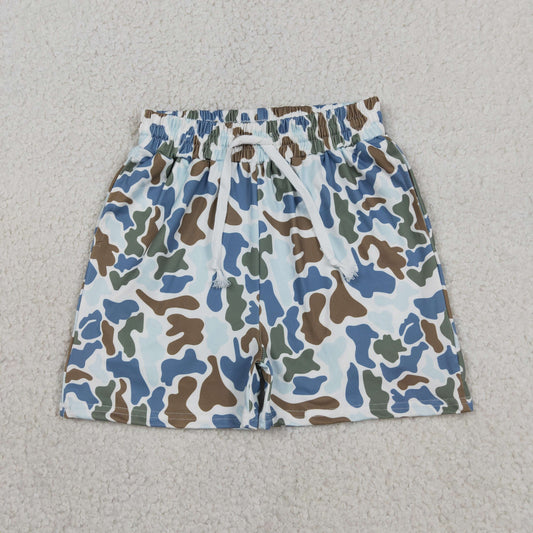 Blue camo shorts