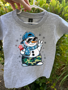 Camo snowman