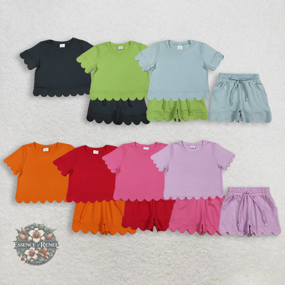 Scalloped Kids Sets