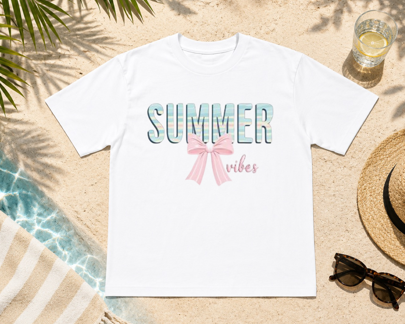 Summer vibes bow