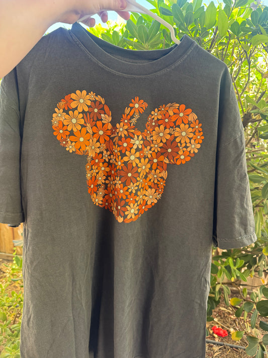 Floral Mouse Head