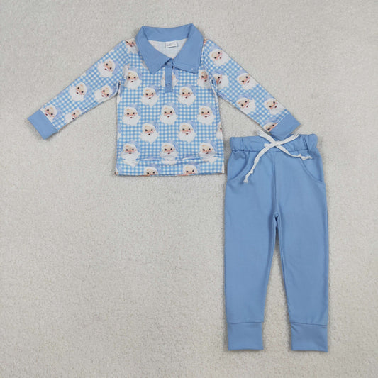 Blue Santa set