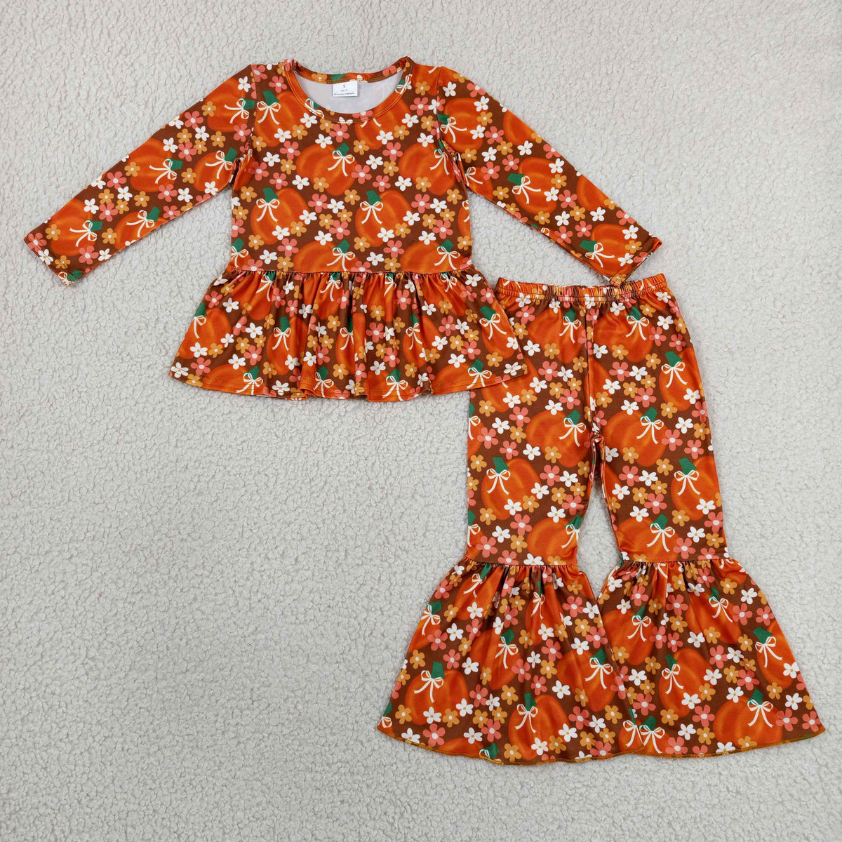 Floral pumpkin set