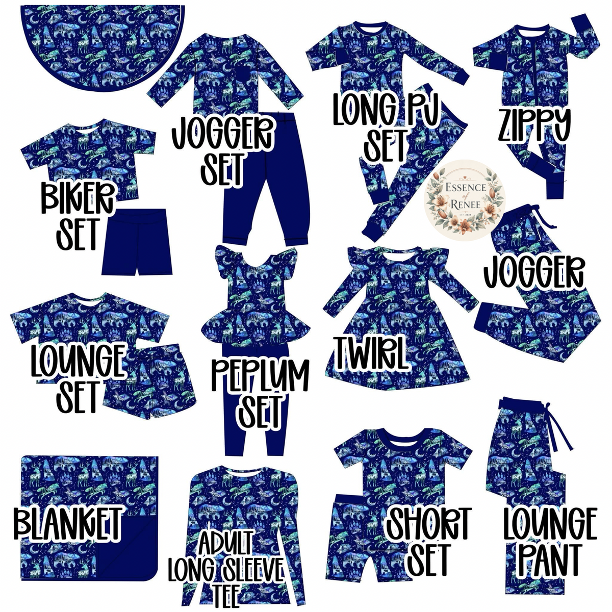 Winter Deer  Bamboo Preorder