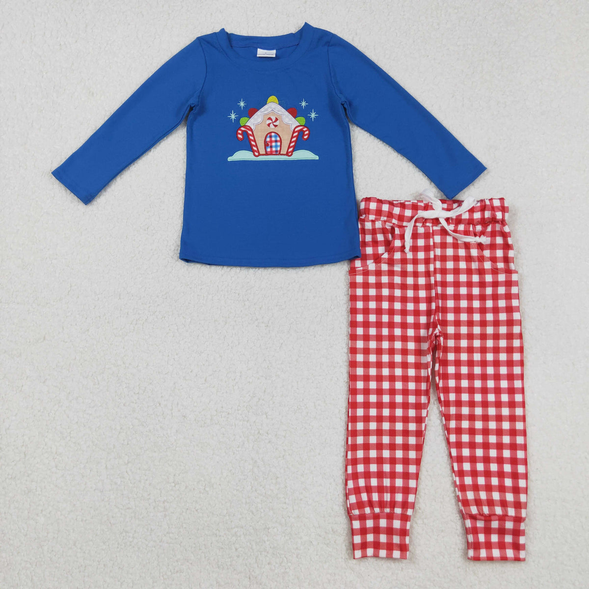 Blue gingerbread set