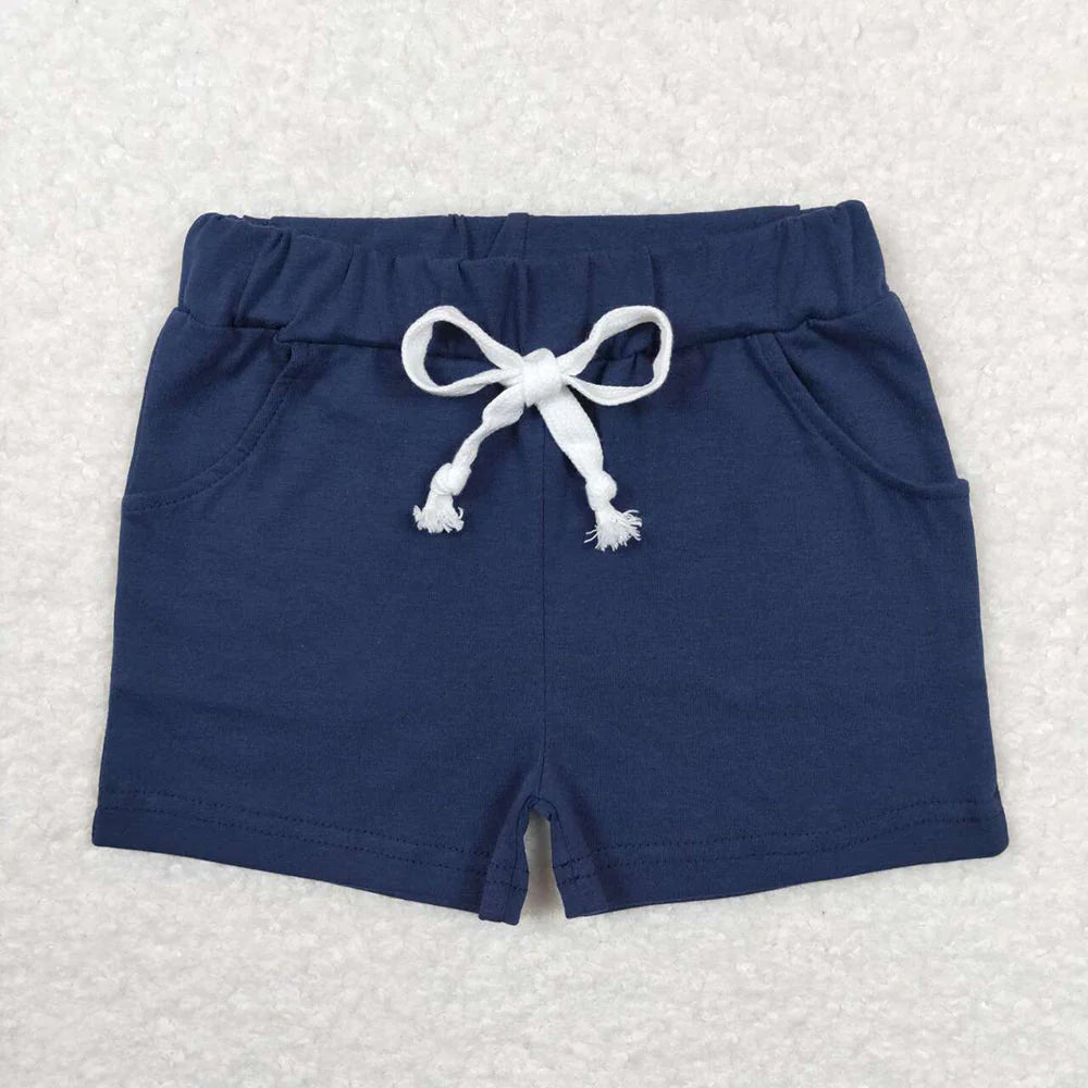 Navy pocket shorts