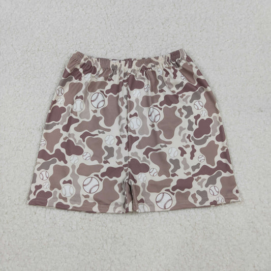 Camo baseball shorts