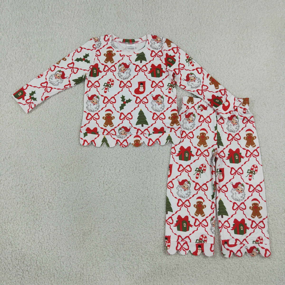 Christmas lettuce hem set