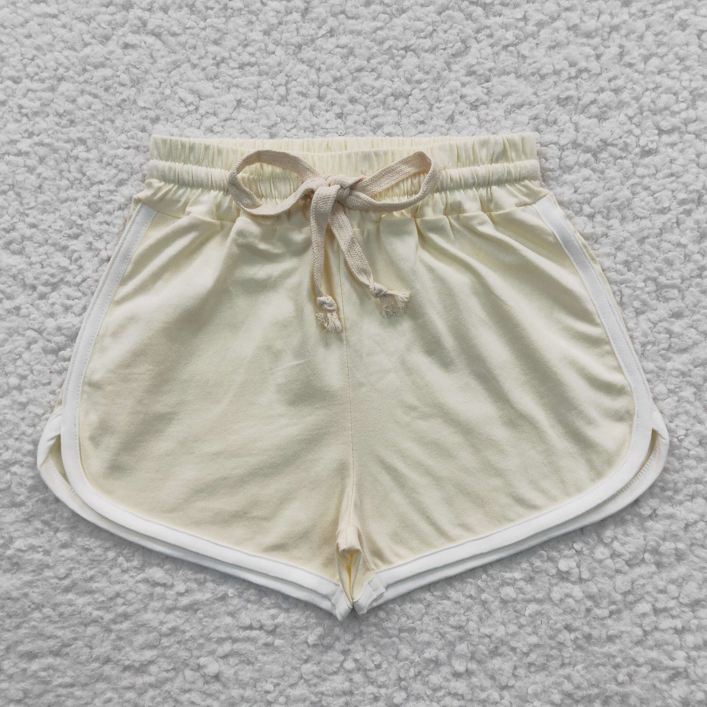 Pale yellow shorts