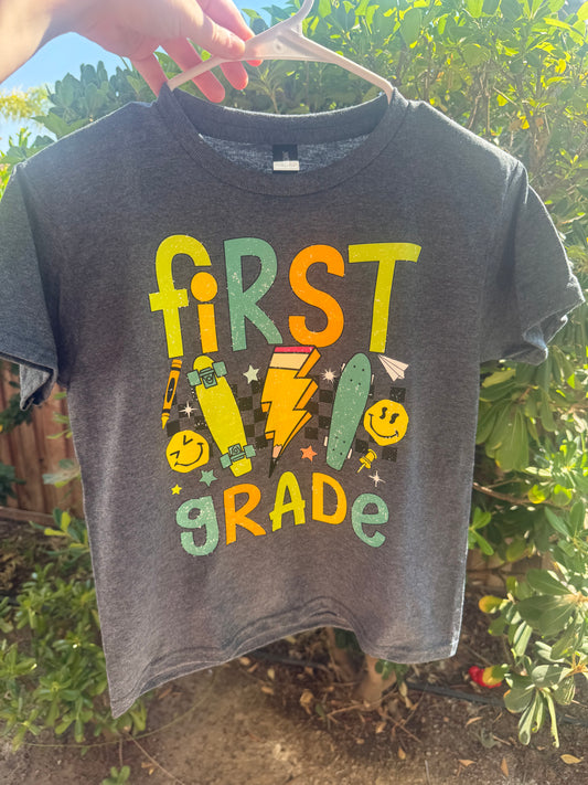 School smiley skateboard (PreK-5th)