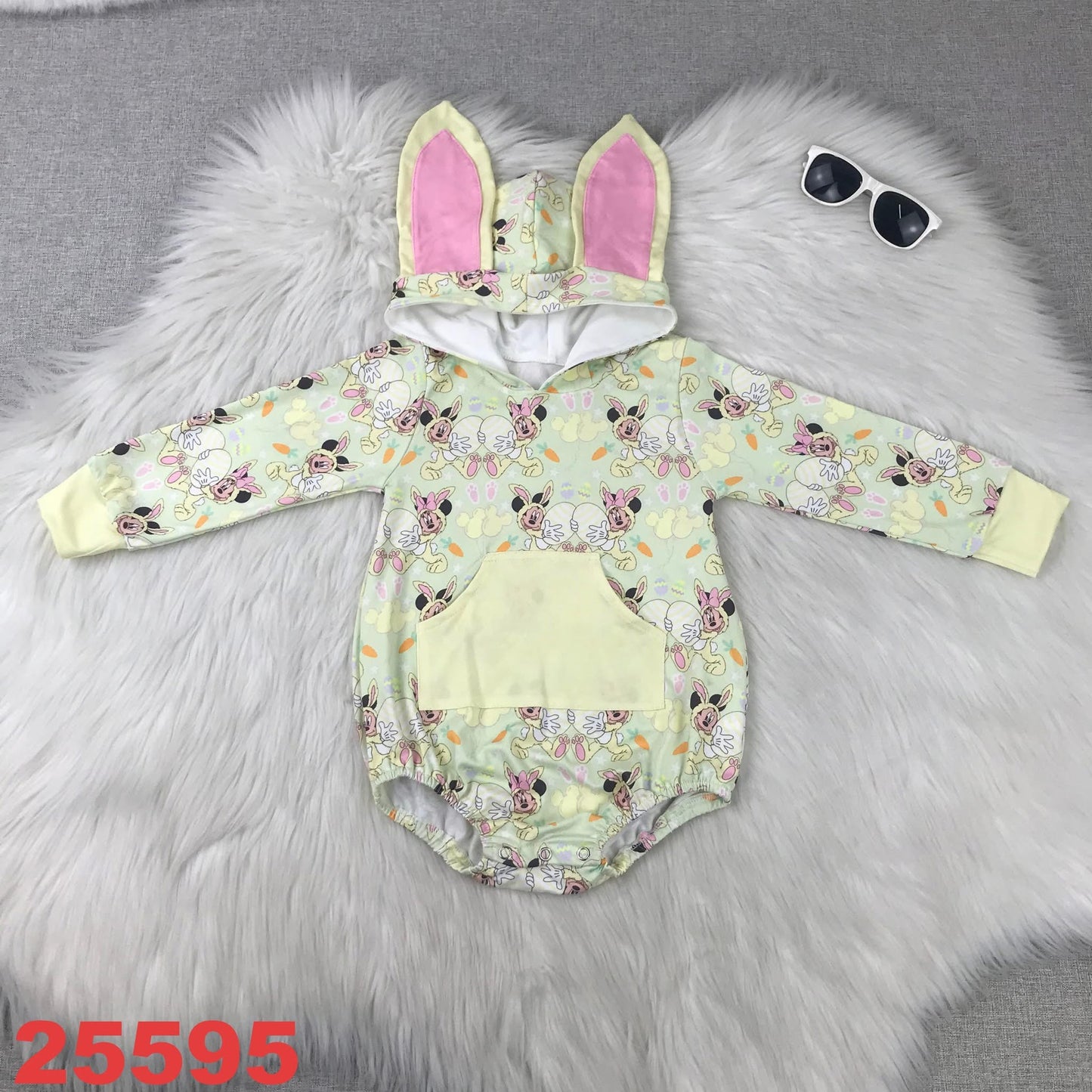 Bunny romper with ears