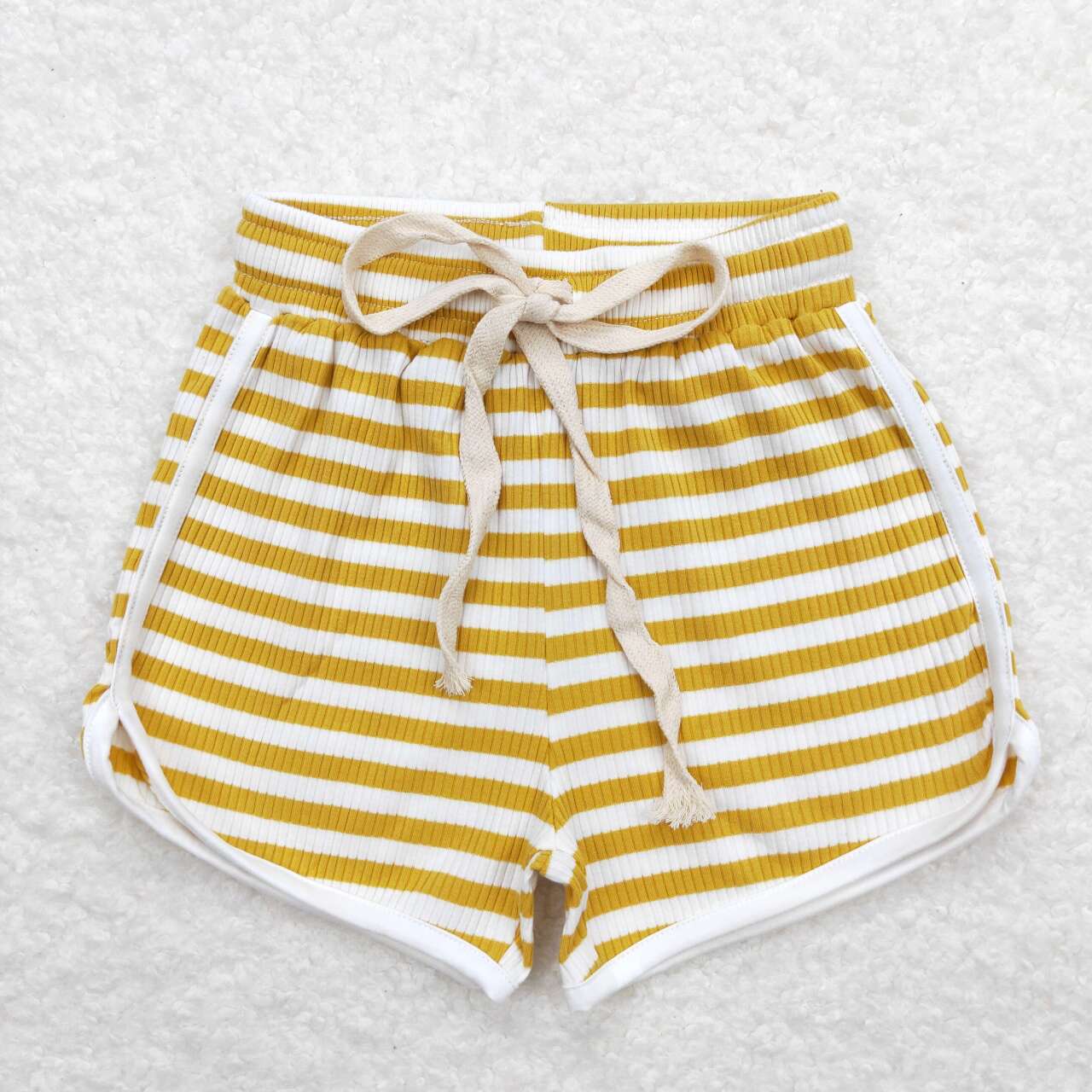 Yellow stripes shorts