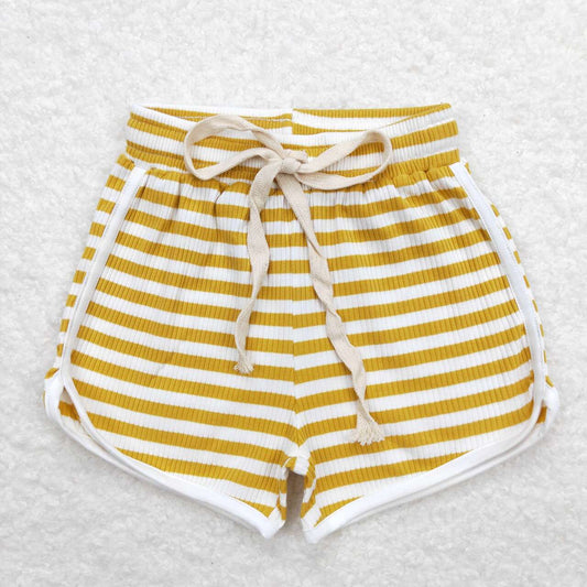 Yellow stripes shorts