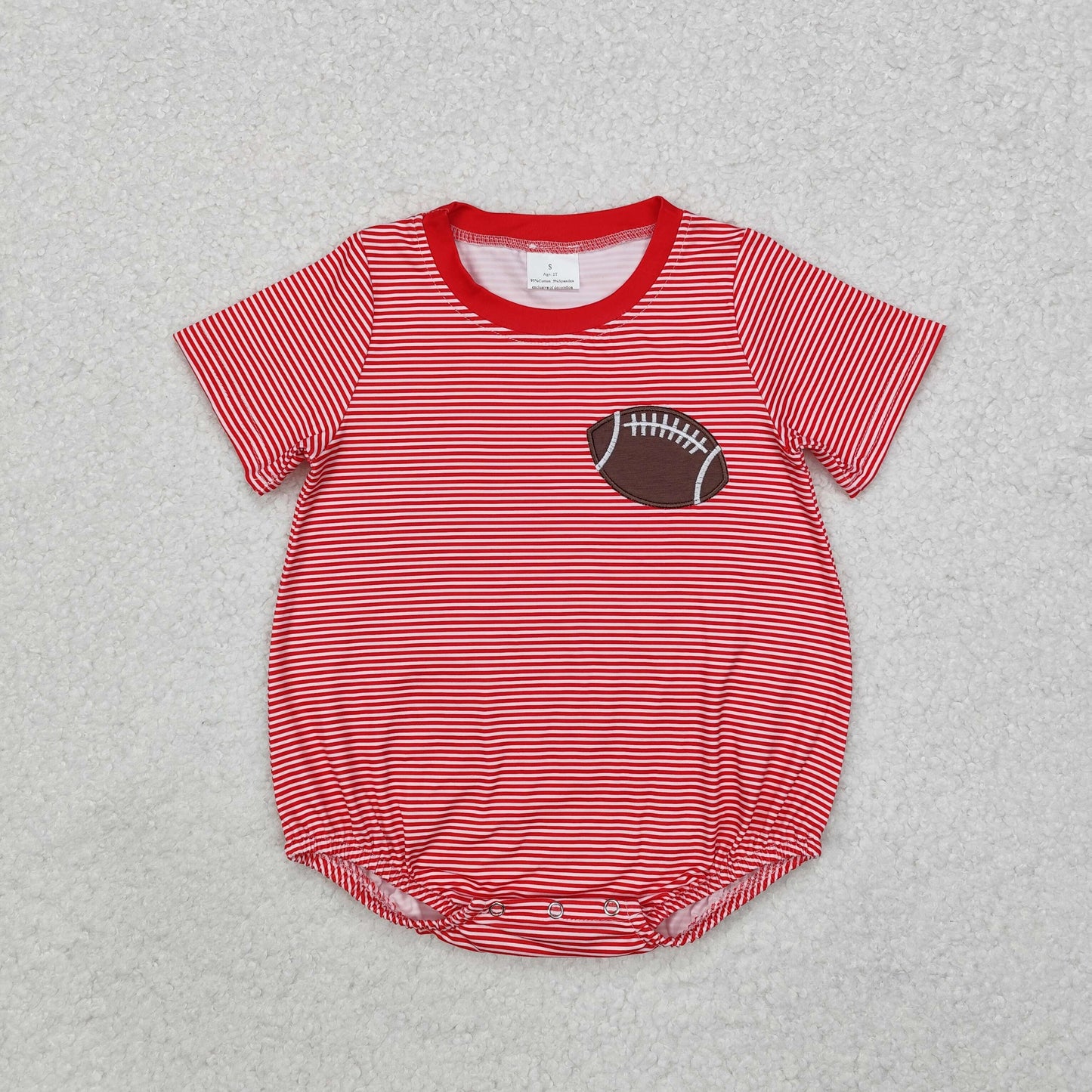 Football Romper Red