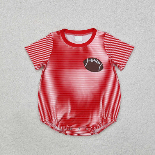 Football Romper Red