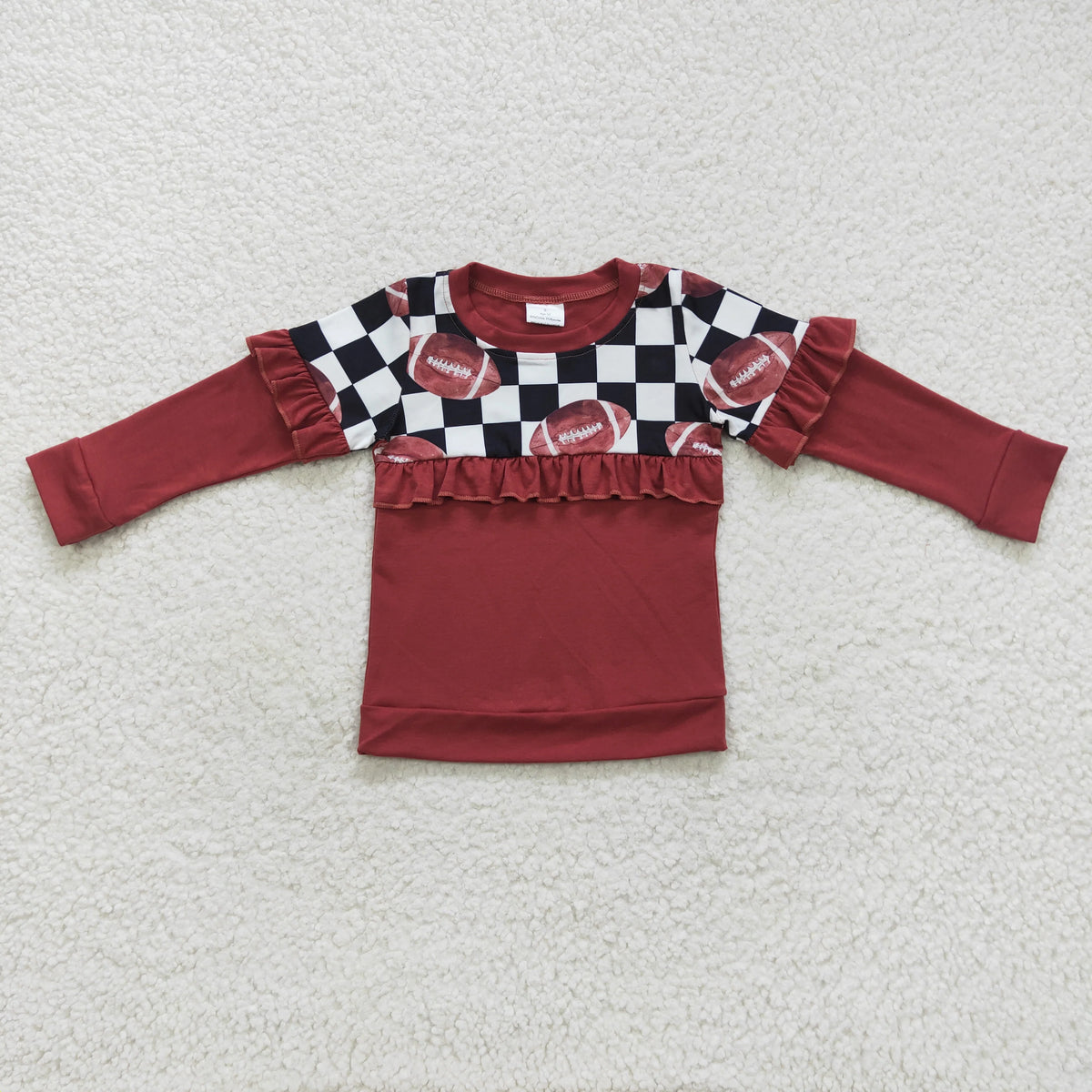 Football Ruffle Longsleeve