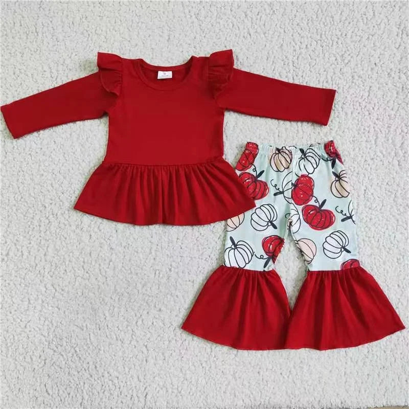 Red pumpkin set