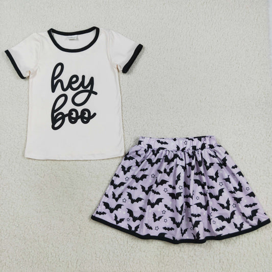 Hey boo skirt set