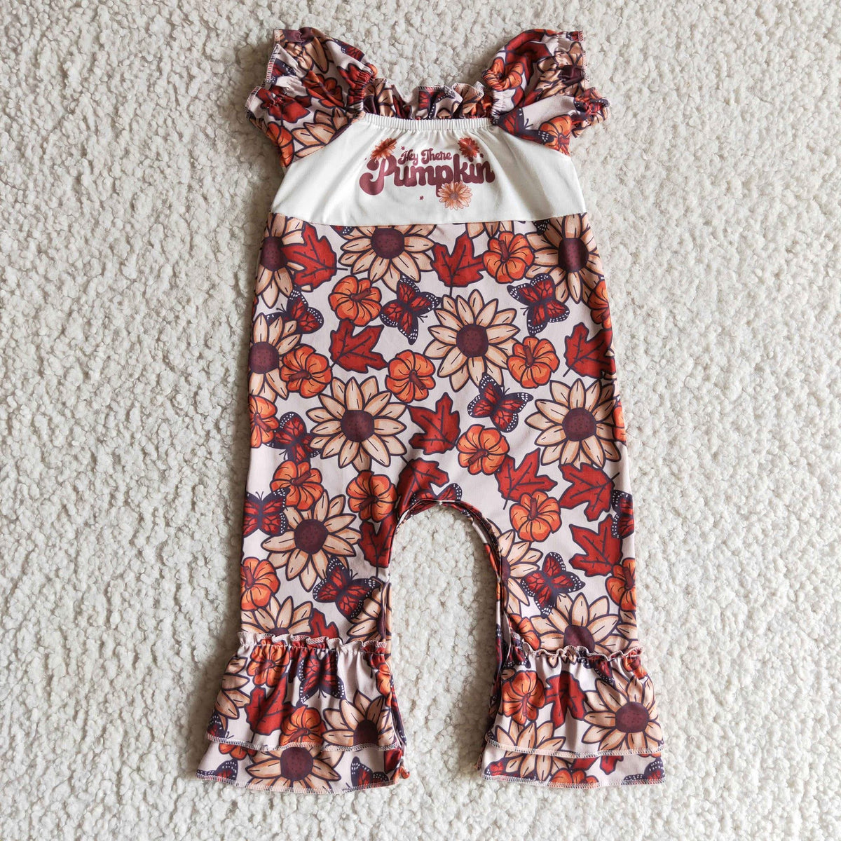 Floral Thanksgiving Romper
