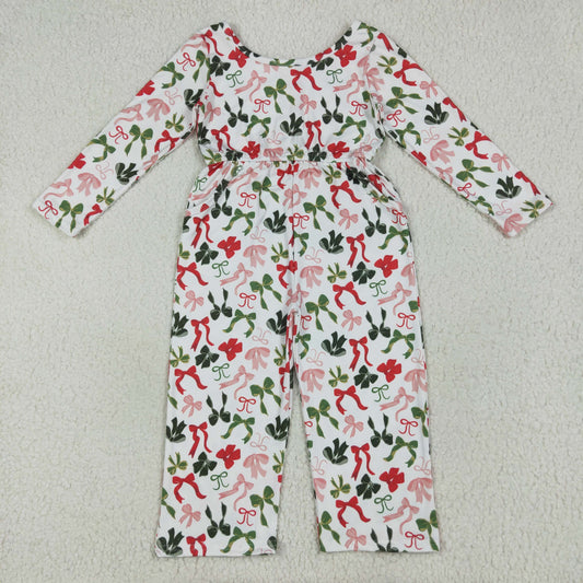 Christmas bows romper