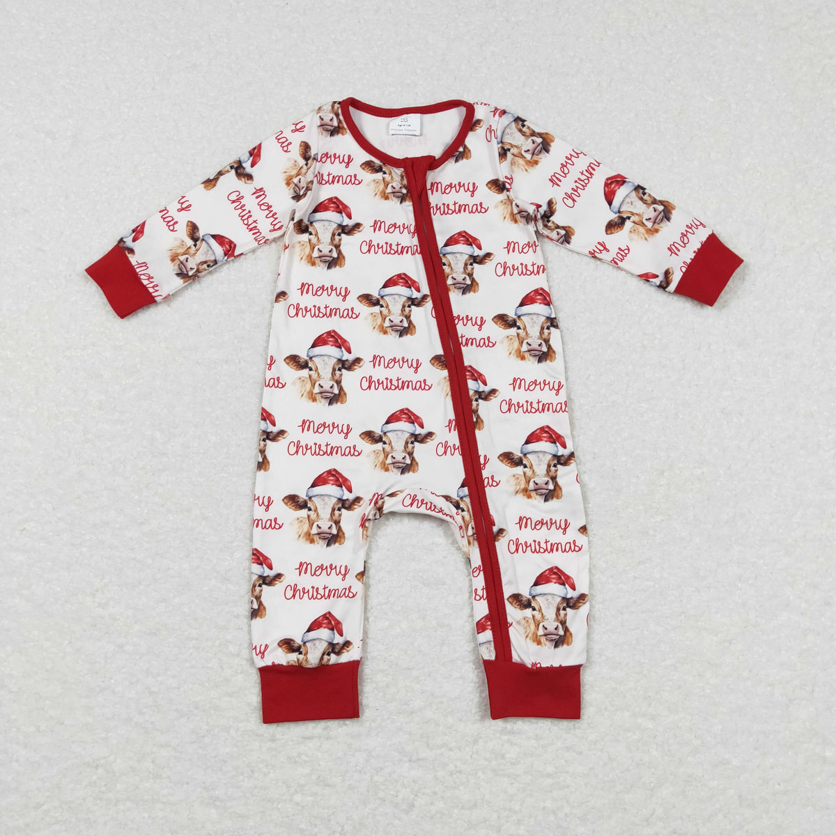 Cow Christmas Zippy