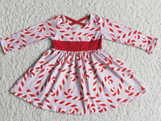 Candy Cane Twirl Dress