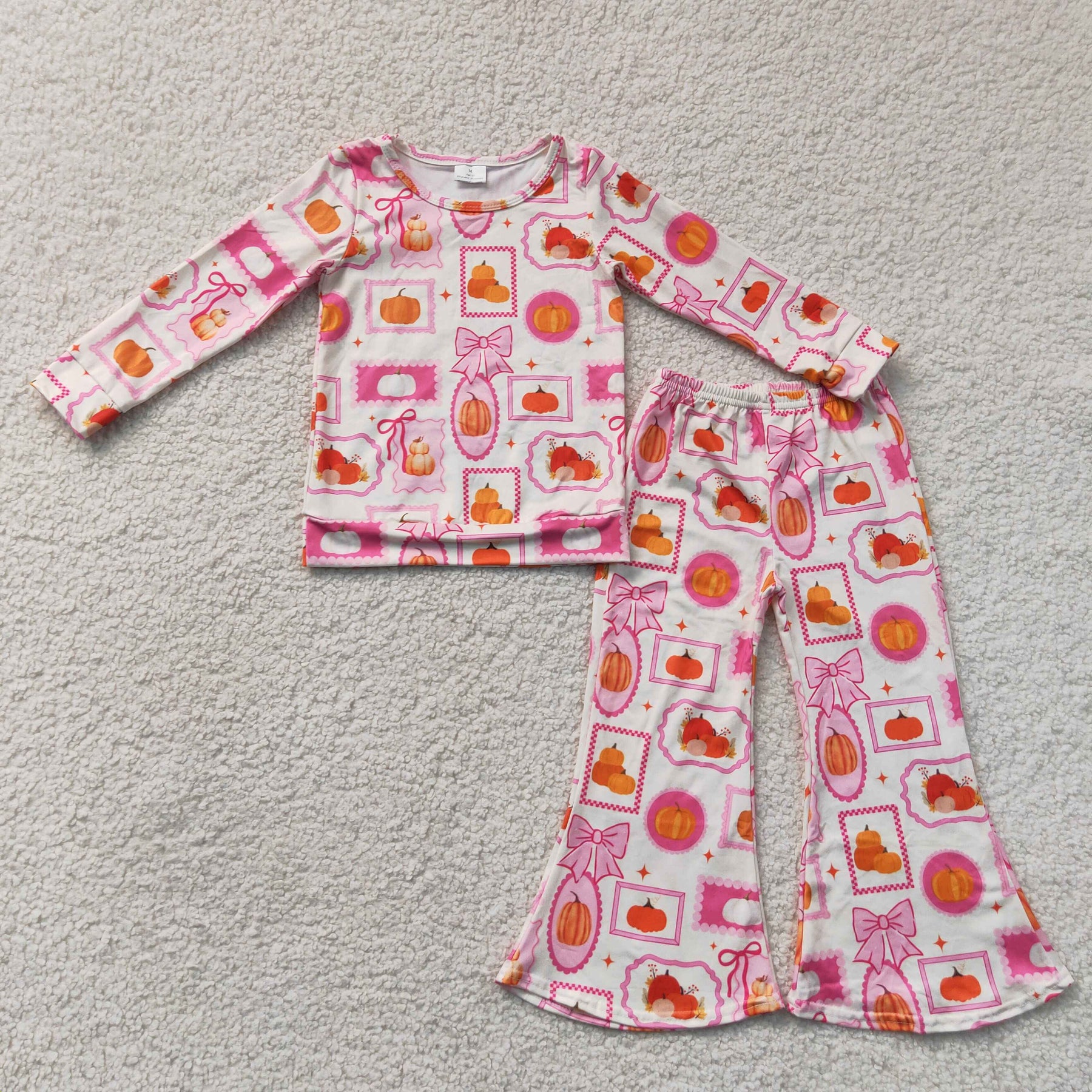 Pink pumpkin flare set
