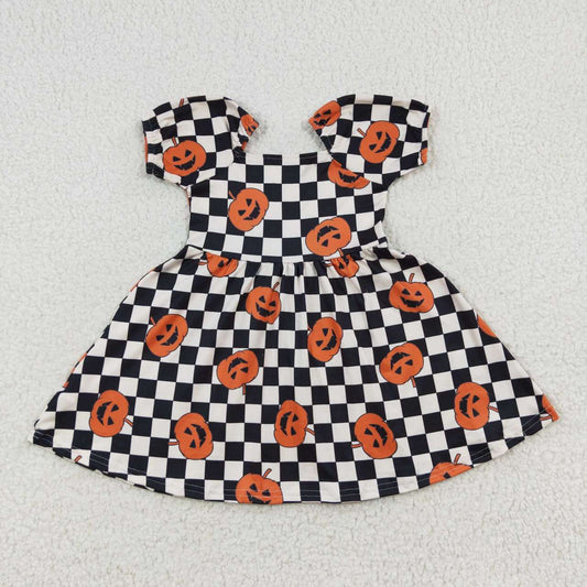 Checkered Pumpkin Dress