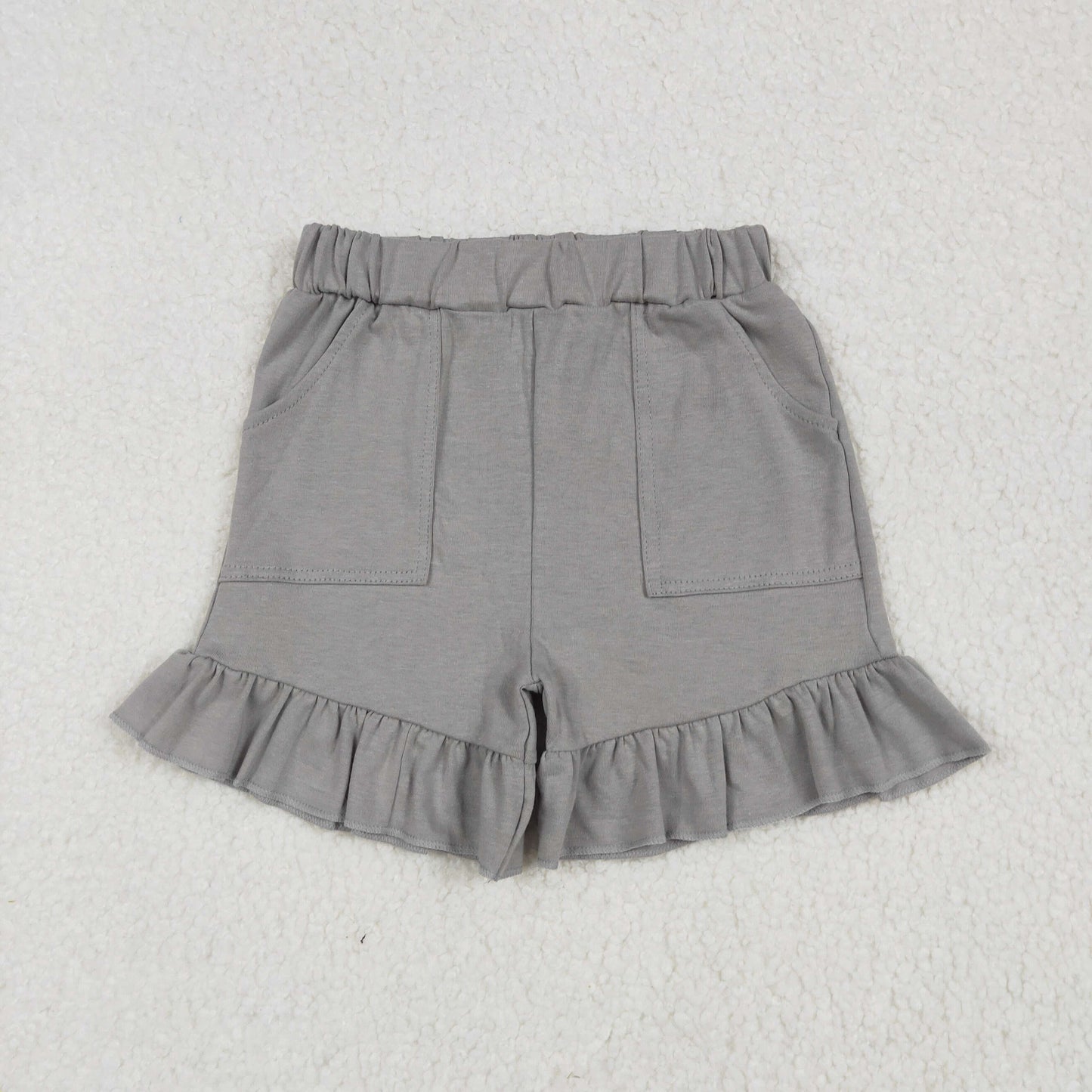 Grey ruffle with pockets