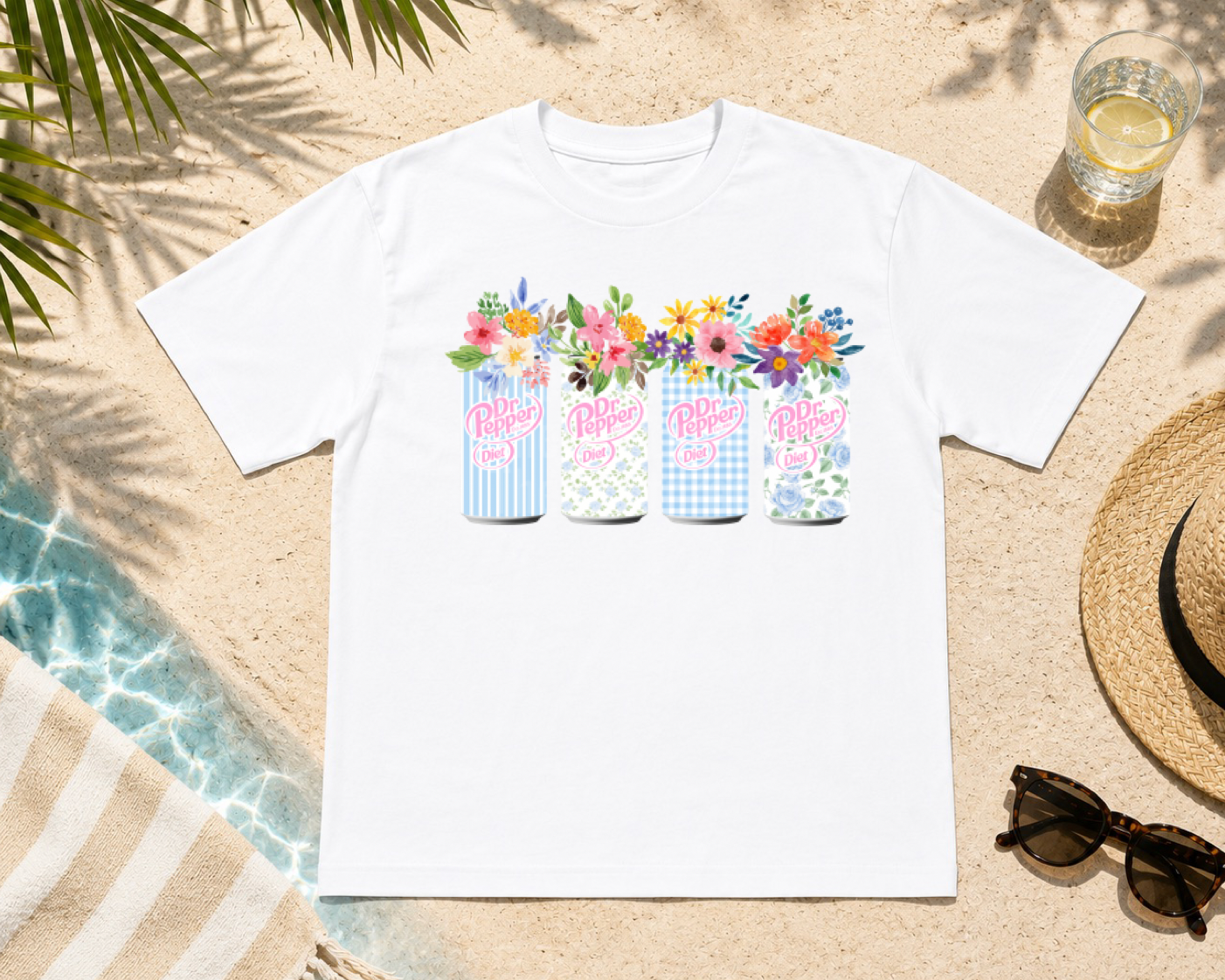 Floral Dr. Pepper