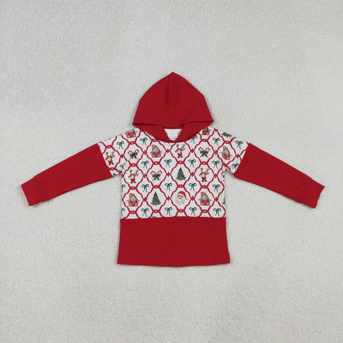 Christmas hooded long sleeve