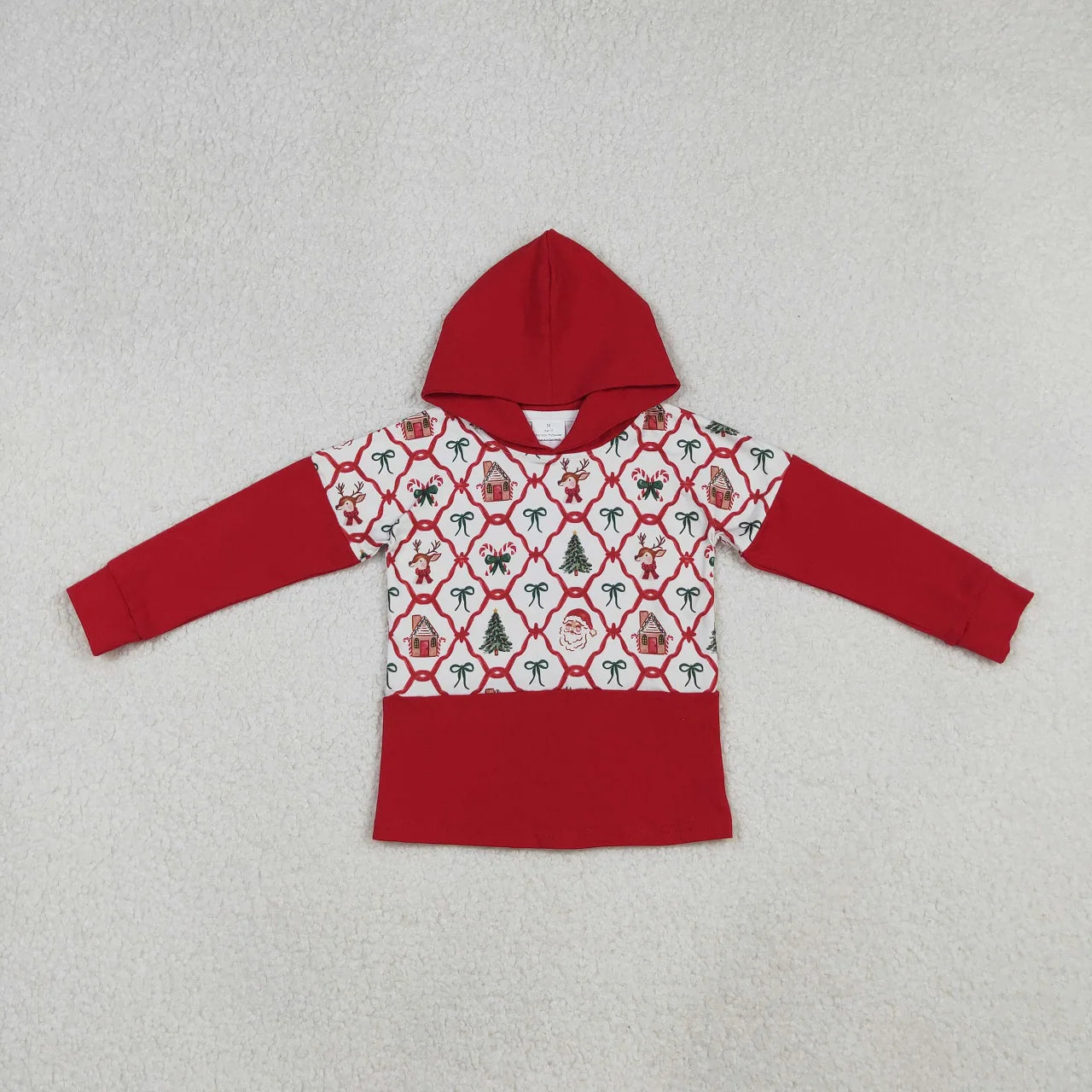 Christmas hooded long sleeve