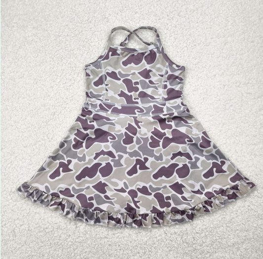 Camo Yoga Dress (with shorts)