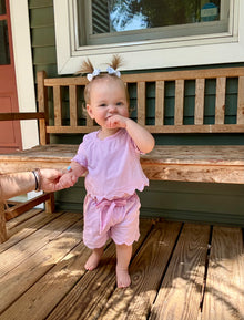 Scalloped Kids Sets
