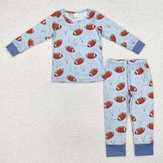 Blue Football Pjs
