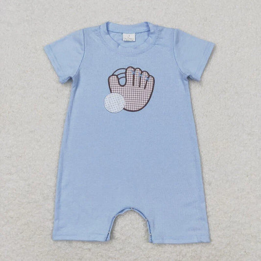 Baseball romper Blue