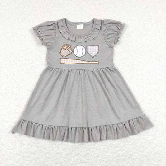 Grey baseball dress
