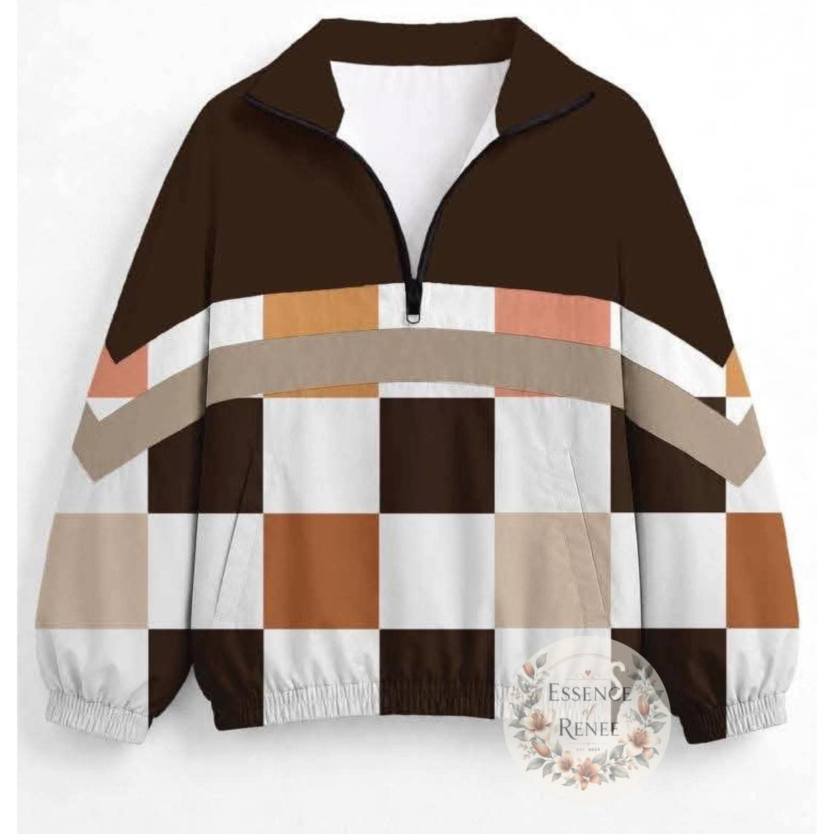 Sad Beige Checks (Brown)