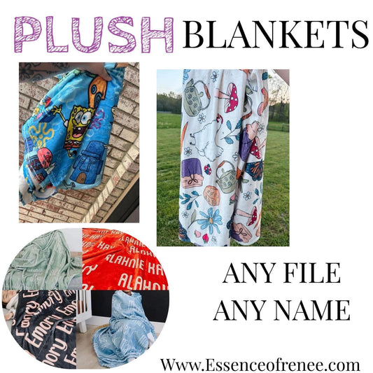 Custom Plush Blankets